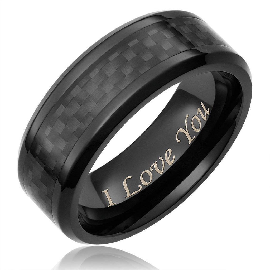 Black Wedding Rings with Diamonds for Men: Rare and Much ...