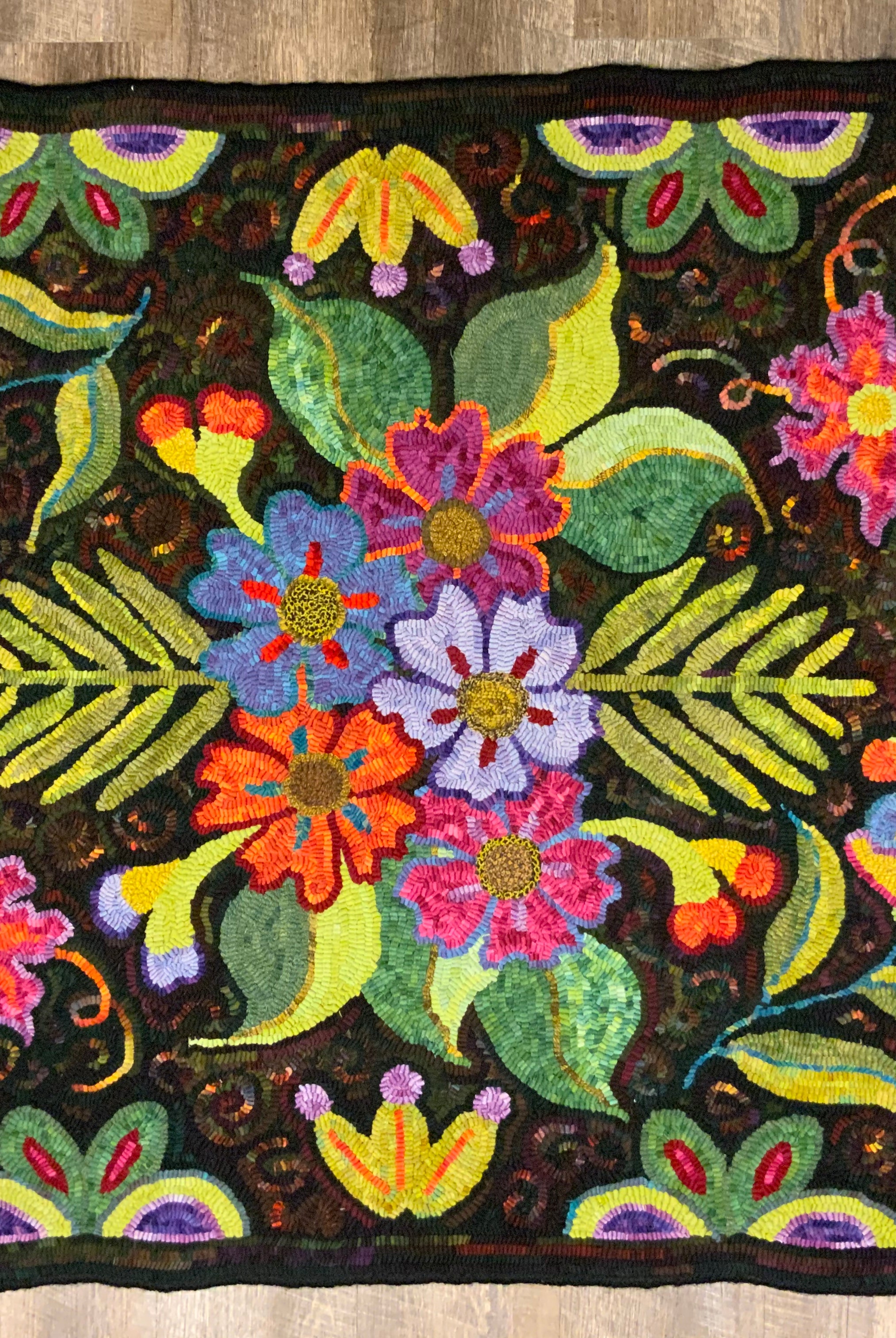 Groovy Garden – Searsport Rug Hooking