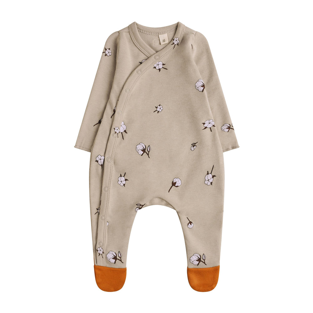 Peach caticorn organic cotton ZippyBoo suit 