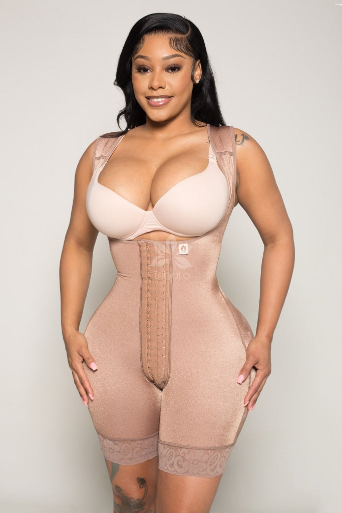 Real Curvy Women Fajas Colombianas Spandex Shaping Top All Sizes 2112