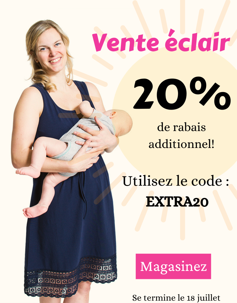 Robe grossesse et allaitement Momzelle (NEUVE) – Sage Maternité inc.