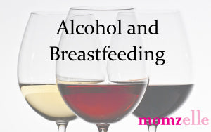 alcohol and breastfeeding, wine glasses