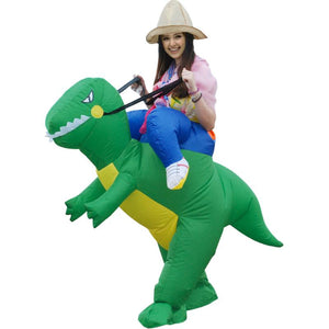 inflatable dinosaur play mat