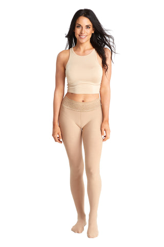 nude tights - 97 denier with no-squeeze comfort waistband