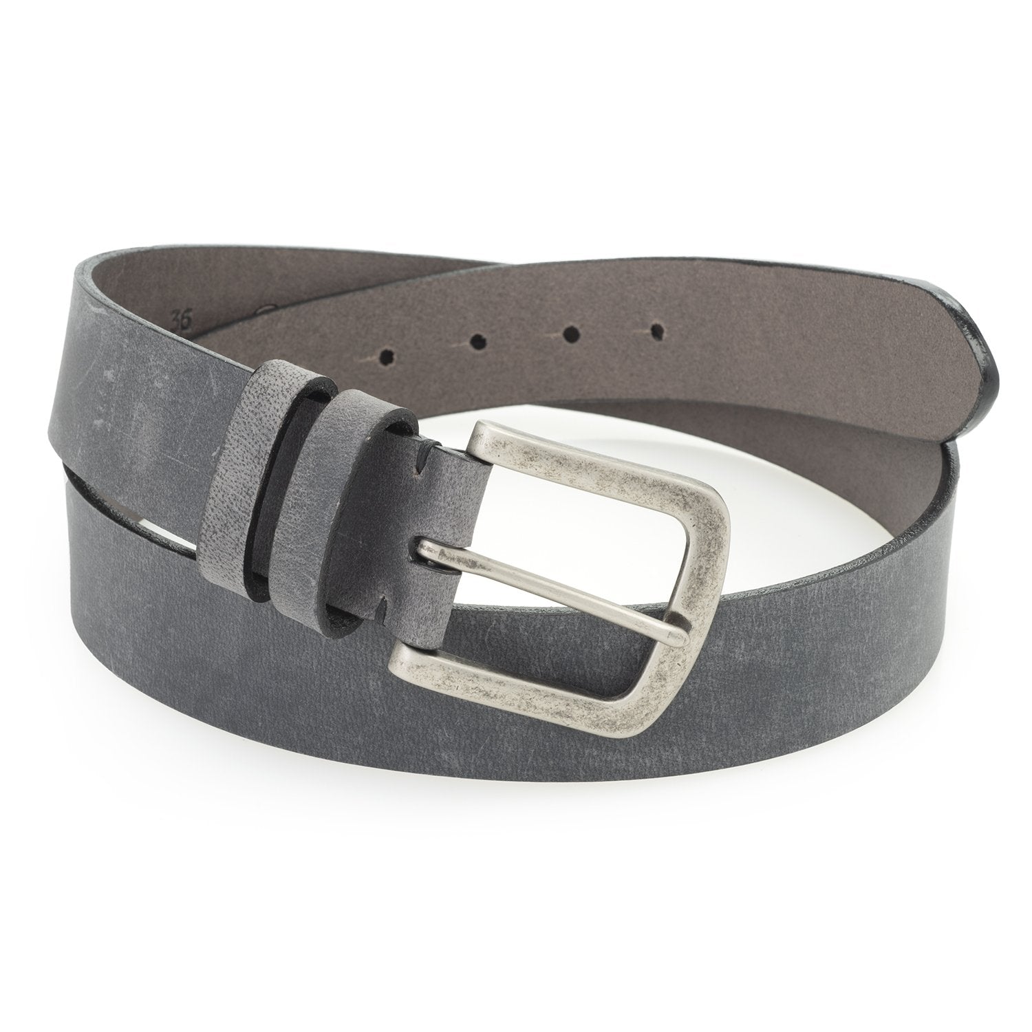 Distressed Waxed Harness Leather Belt