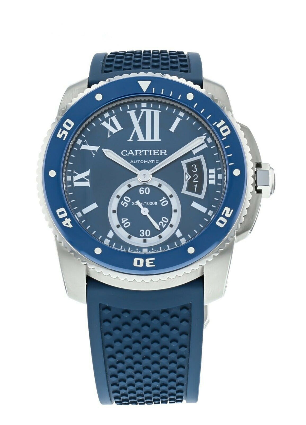 cartier blue rubber