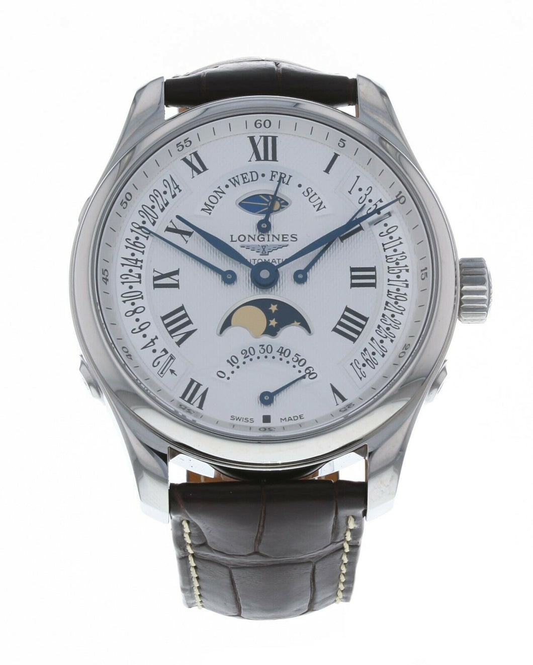 master collection gmt moonphase men's watch