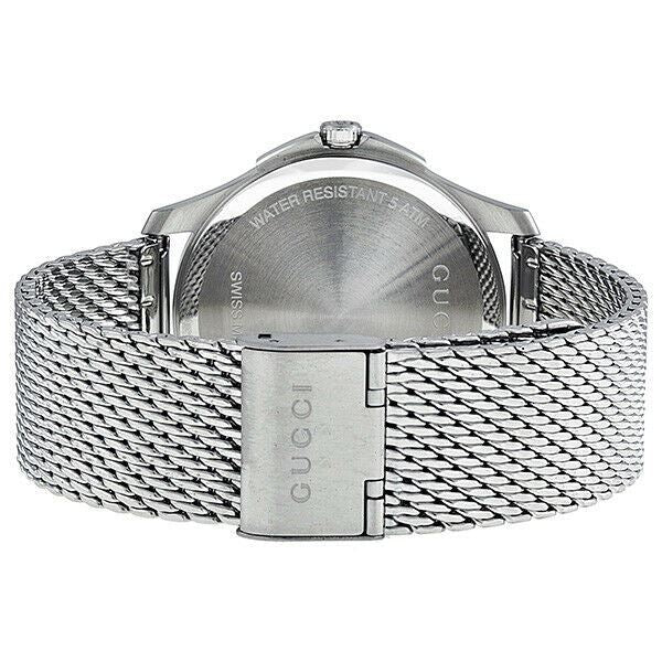 gucci silver mesh watch