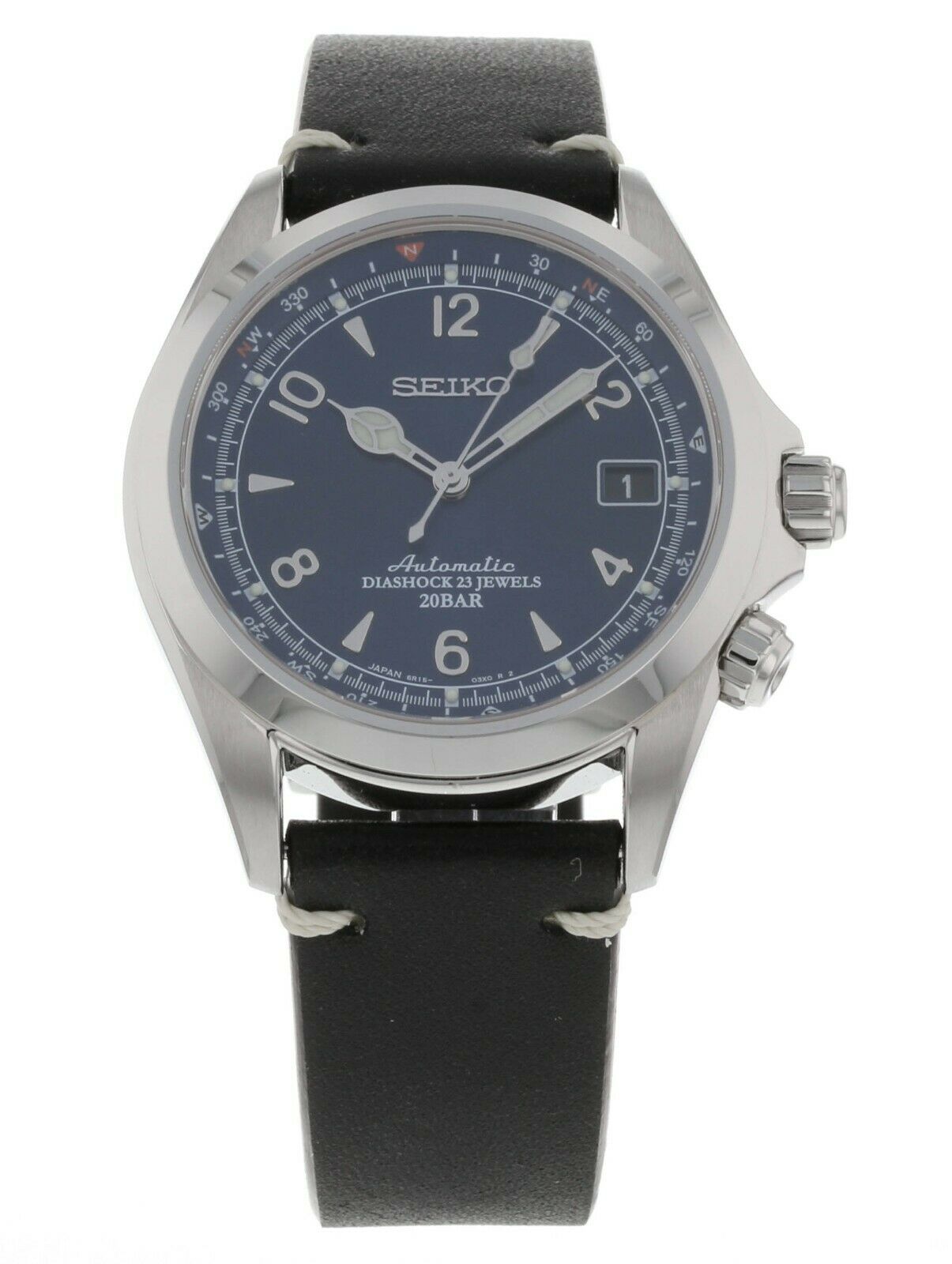 Seiko . Limited Edition Alpinist Blue Dial Automatic Men's Watch SP –  The Watch Outlet