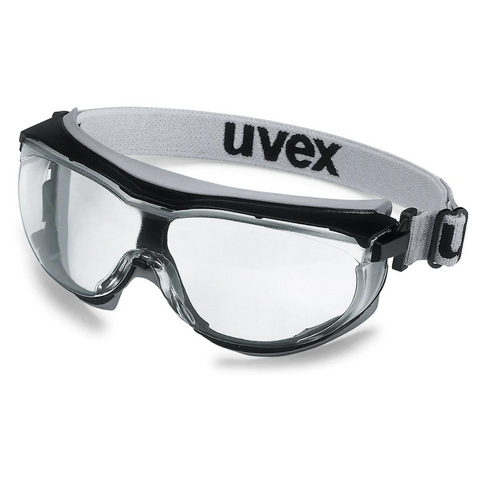 uvex carbonvision Clear Safety Goggles. Wide-Vision Anti-Fog, Clear Lens, protexU