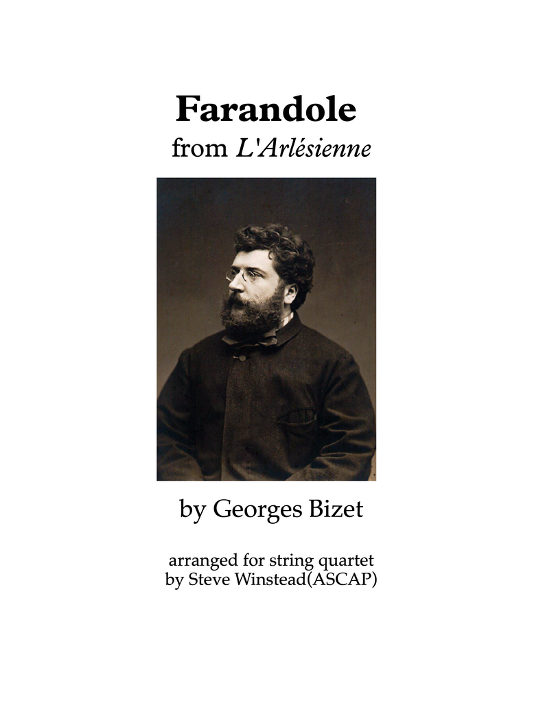 ファランドール「アルルの女」より（ジョルジュ・ビゼー） (弦楽四重奏)【Farandole from L'Arlesienne】