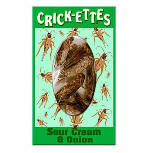 Crick-Ettes Seasoned Crickets | Sour Cream & Onion