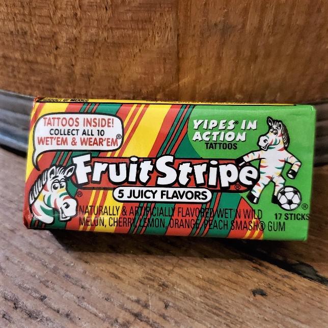 Amazoncom Fruit Stripe Juicy Bubble Gum Packs 12 Count  Grocery   Gourmet Food