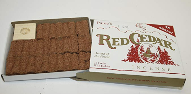 Paine's Red Cedar Incense Cones