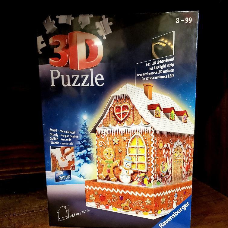 pond aspect opslag Ravensburger 3D Puzzle Light Up Gingerbread House - Golden Gait Mercantile