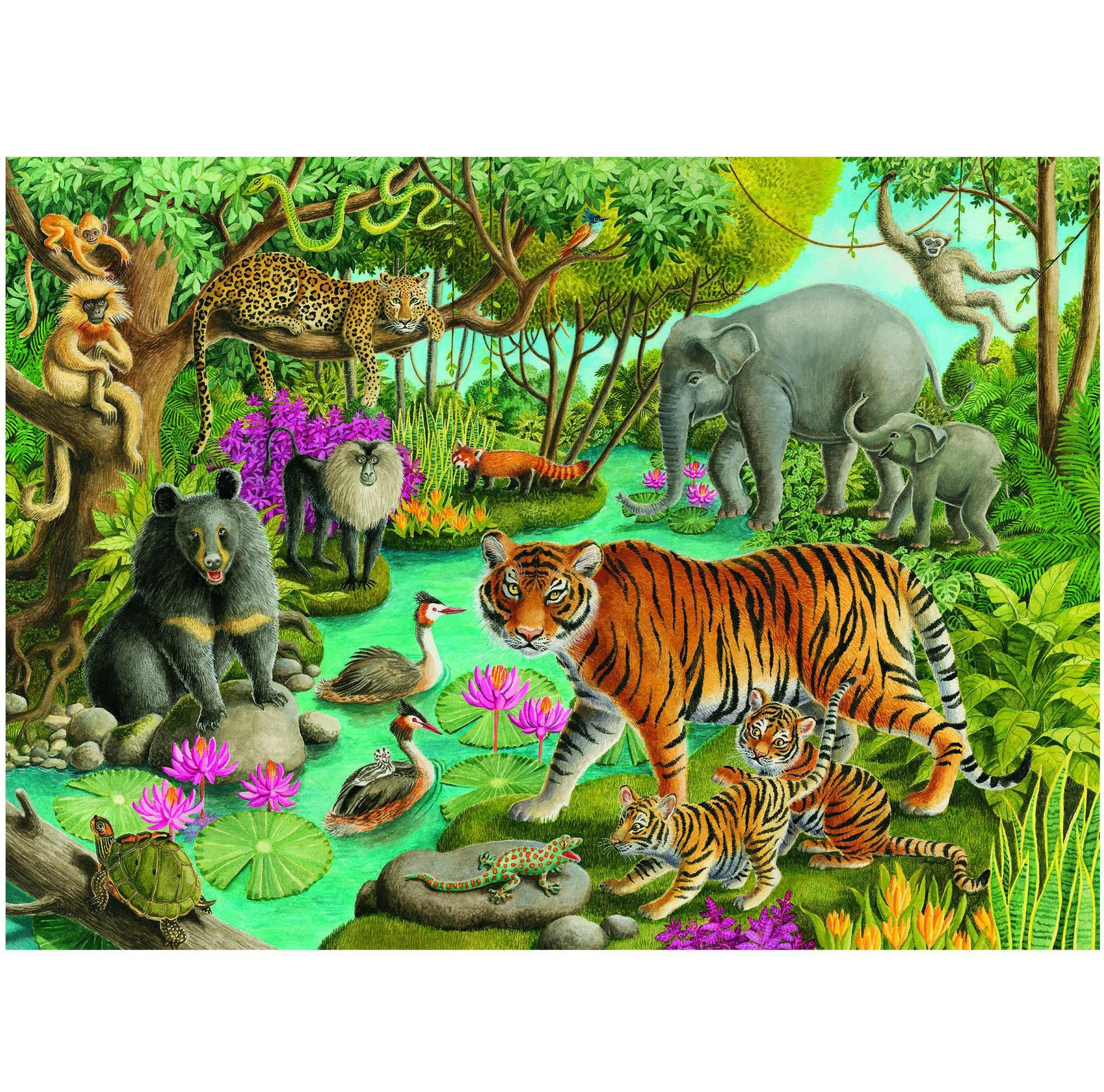 Ravensburger Jigsaw Puzzle | Animals of India 60 Piece