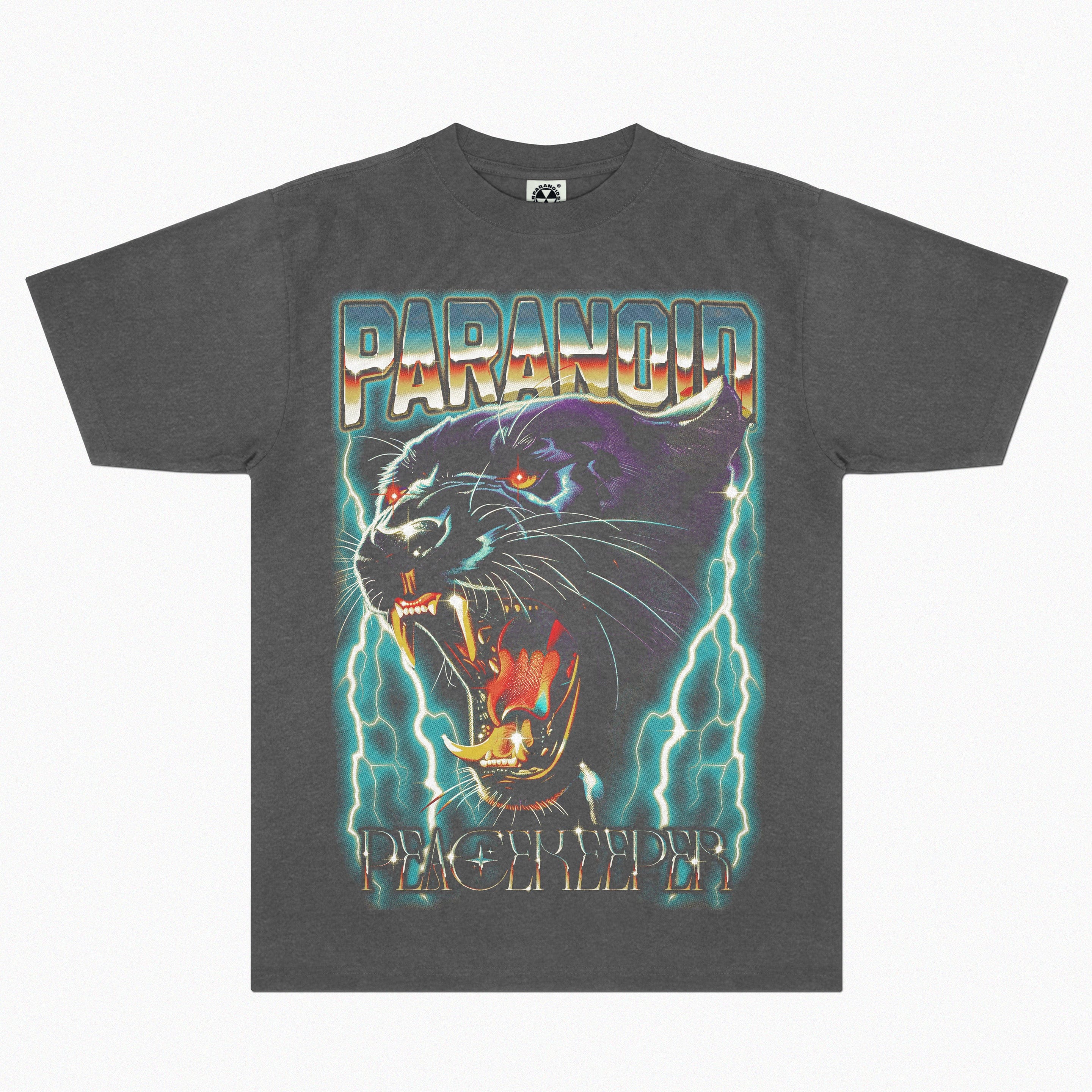 AZRAEL PREMIUM VINTAGE BLACK T-SHIRT - PARANOID product image