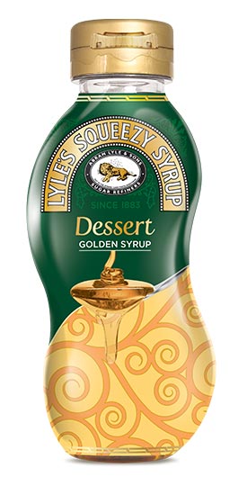 Golden syrup squeezy bottle