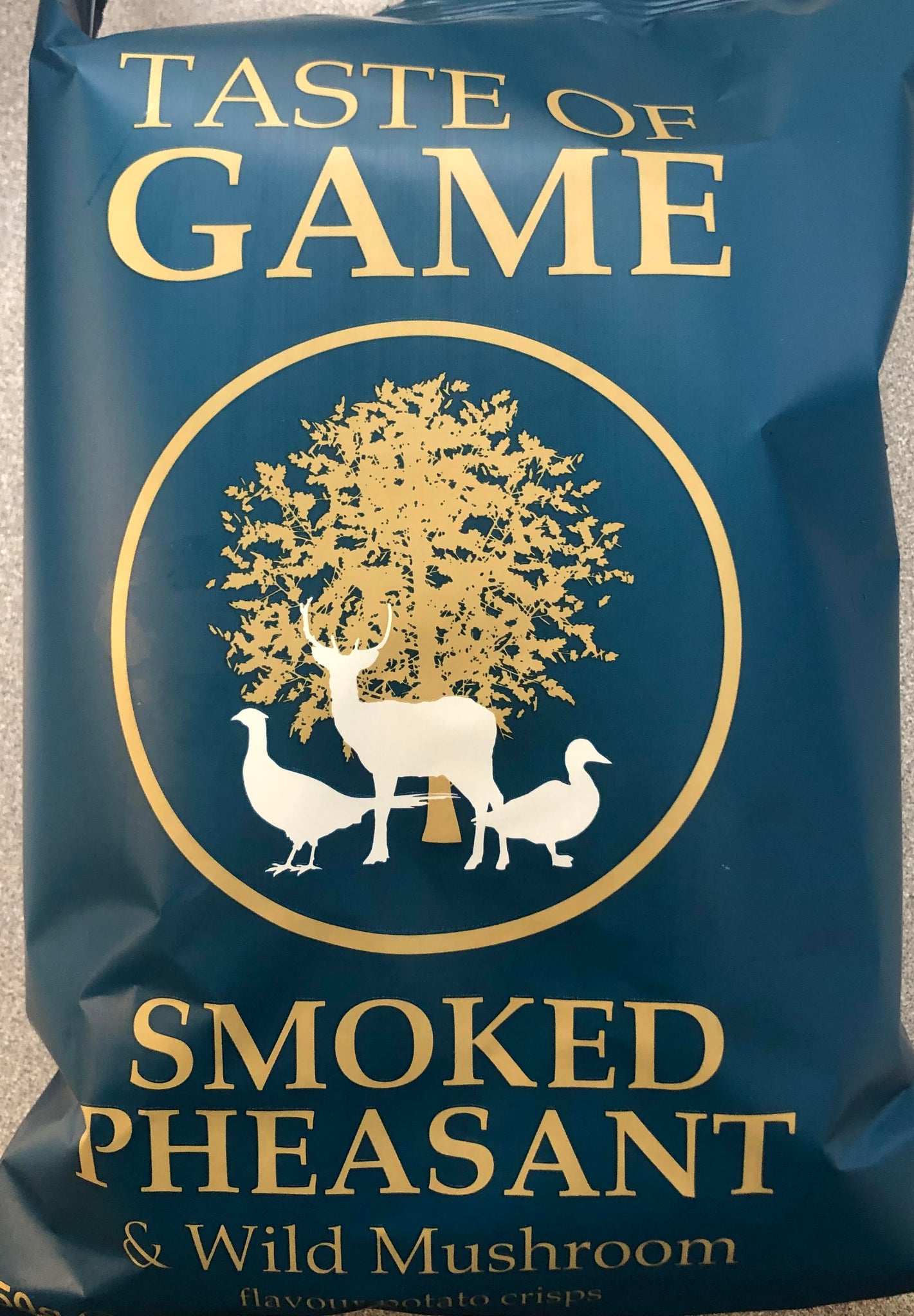 Taste Of Game Smoked Pheasant & Wild Mushroom Crisps 150g LARGE – Jolly ...