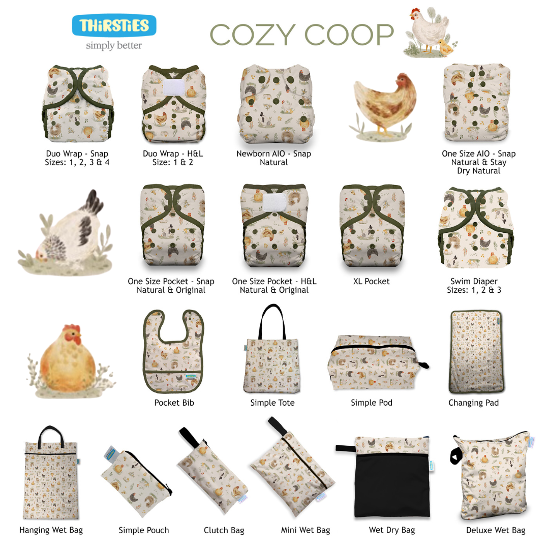 Thirsties exclusive print Cozy Coop