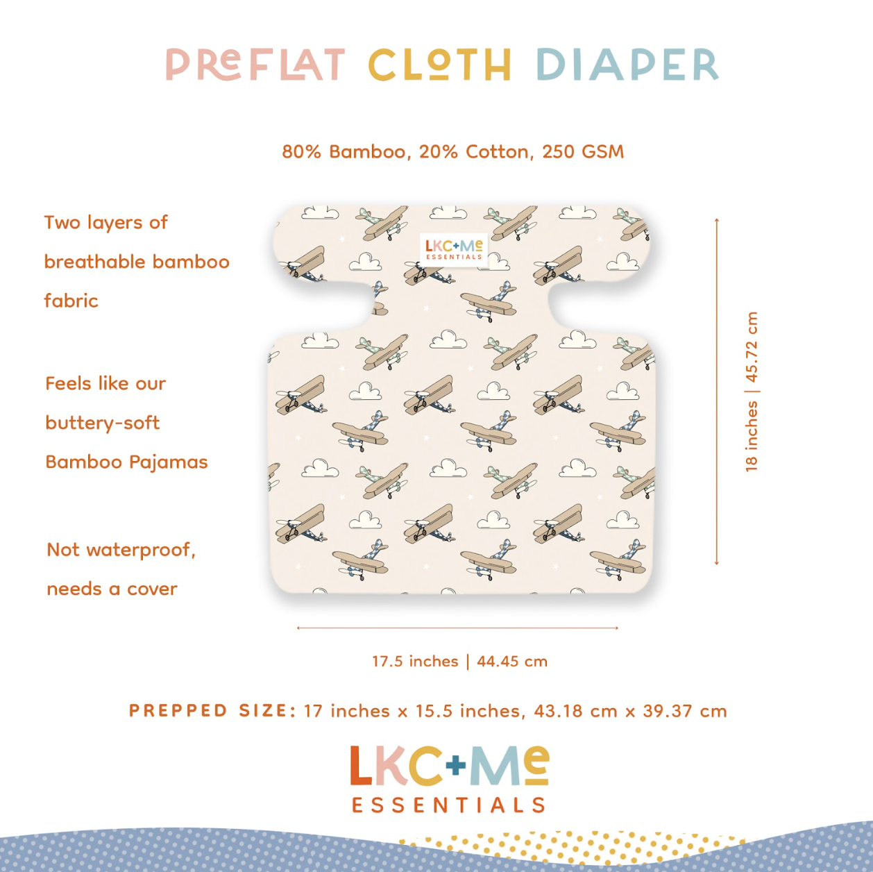stretchy preflat cloth diaper