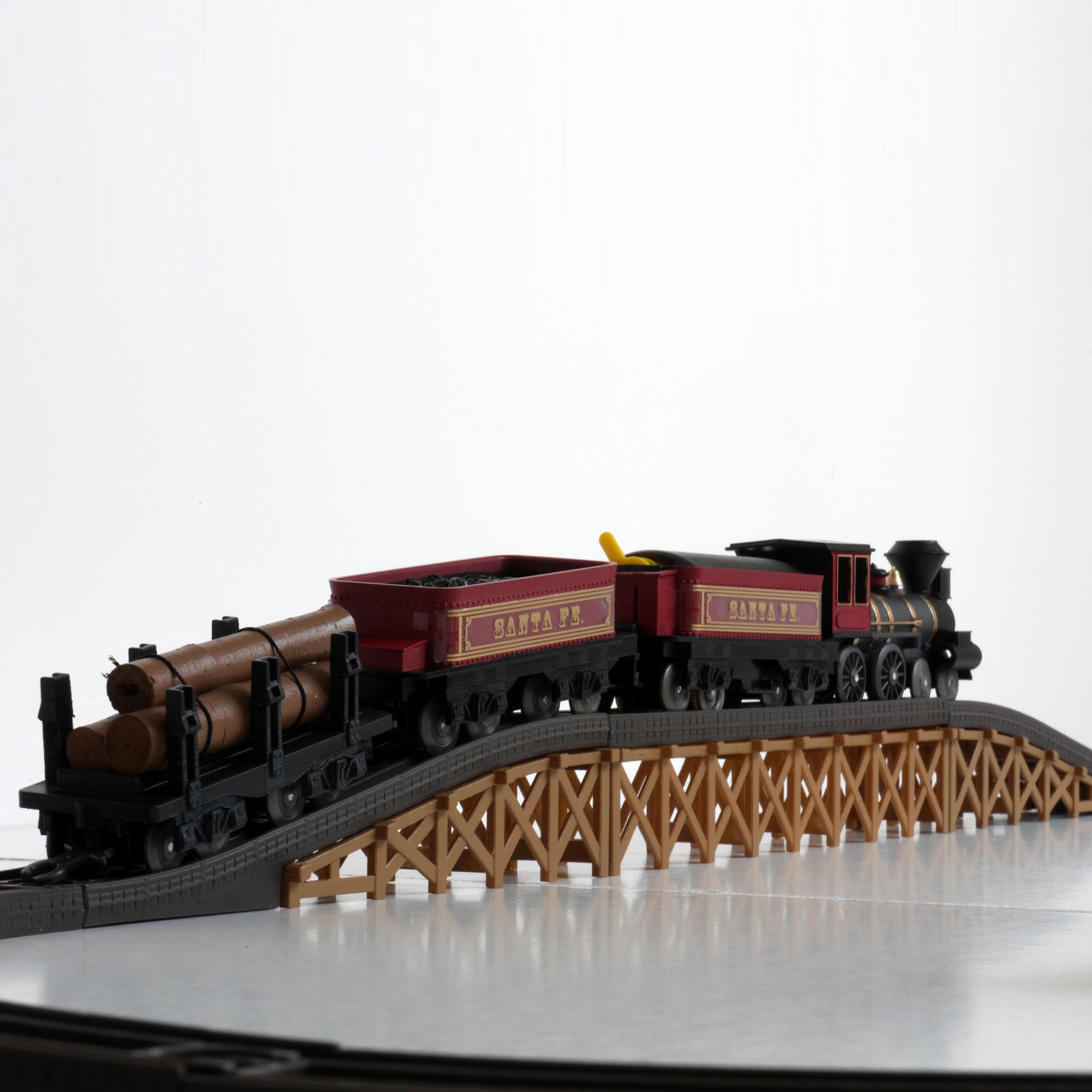 steam engine toy train set