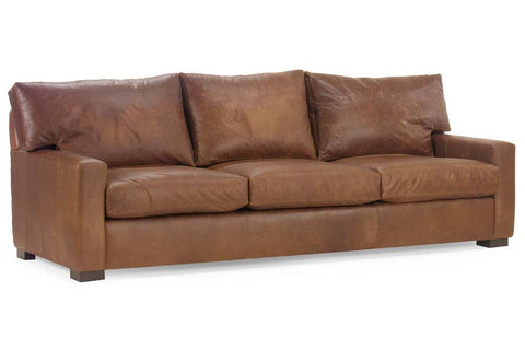 Harrison Contemporary Leather Couch 