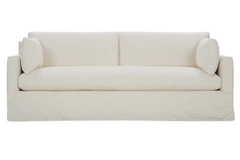 Liza I 88 Inch Slipcovered Bench Seat Sofa