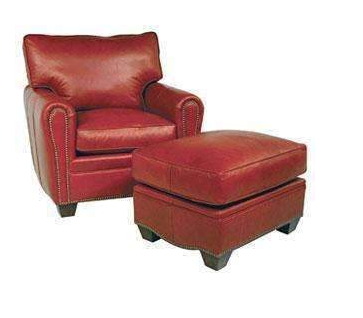 Red Leather Club Chair