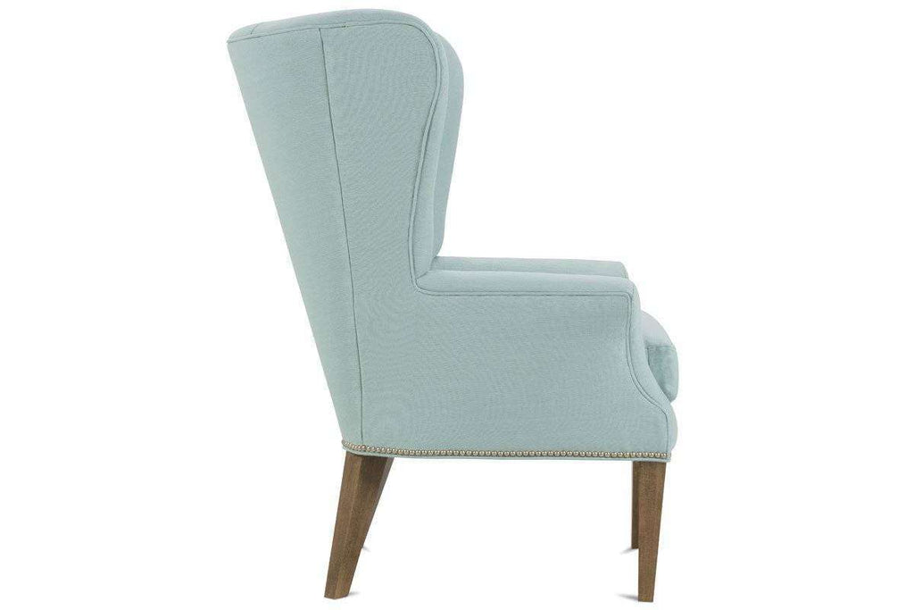 Ruth Wing Back Fabric Accent Chair