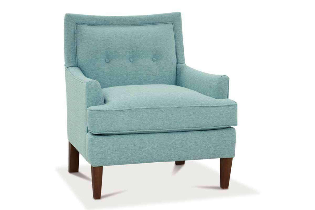 upholstered occasional arm chair