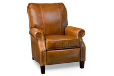 leather club chair recliner