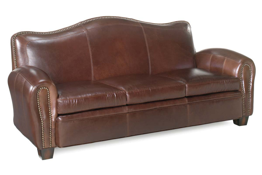 camelback leather sofa set