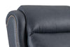 Image of Nicholas Power Leather Transitional High Leg 3 Way "Comfort Control Plus" Reclining Chair