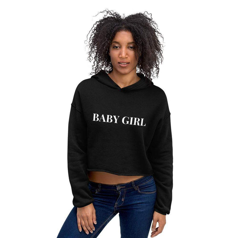 baby girl crop hoodie