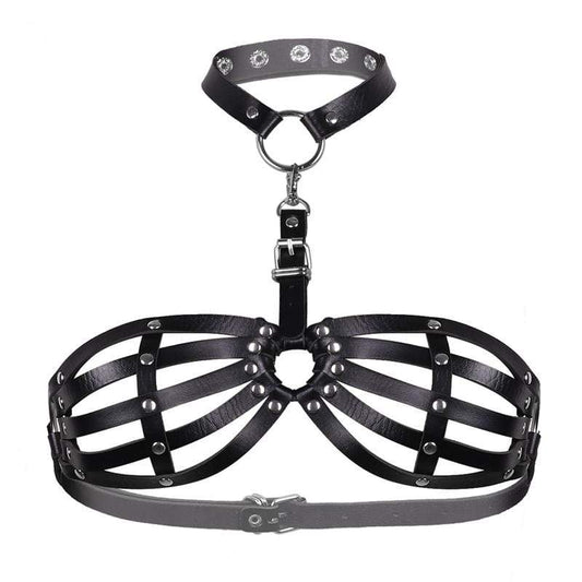 Tits Close Sexy Bdsm Spiked Bra Stock Photo 249115657