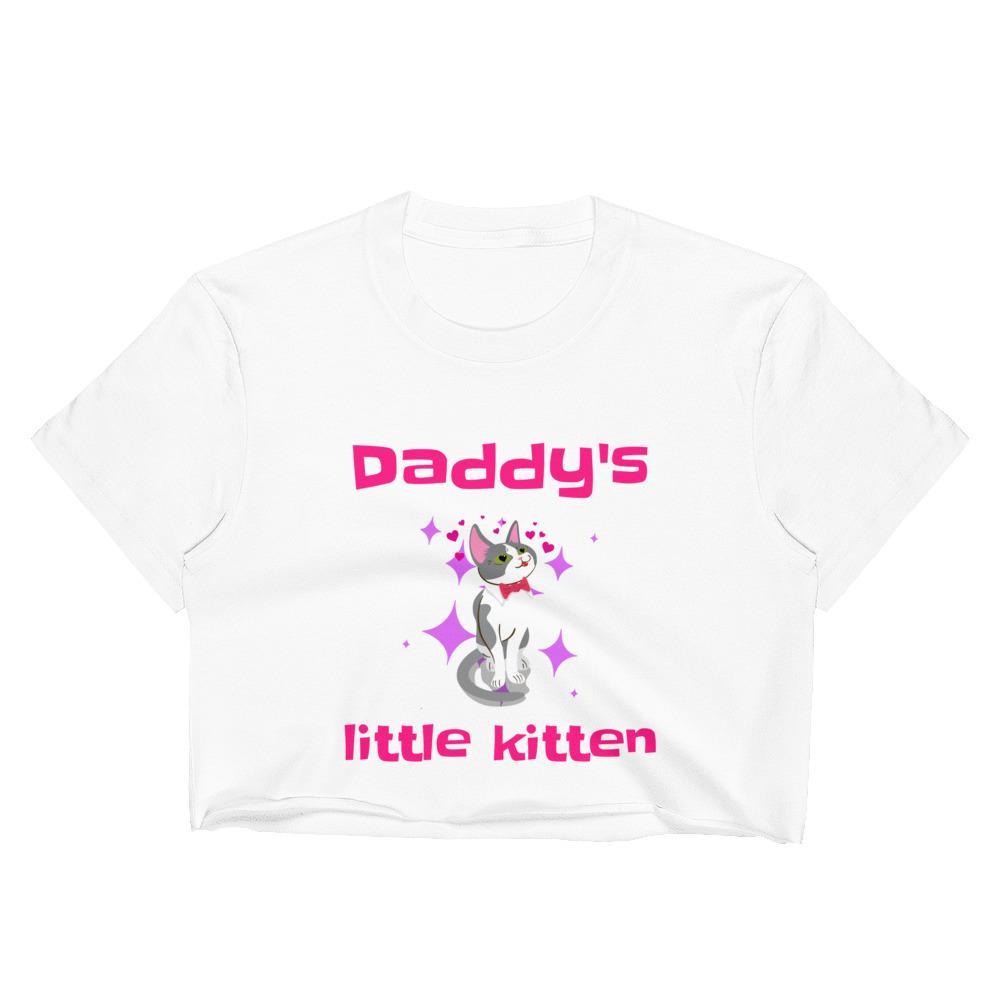 Daddys Little Kitten Crop Top – Kinky Cloth
