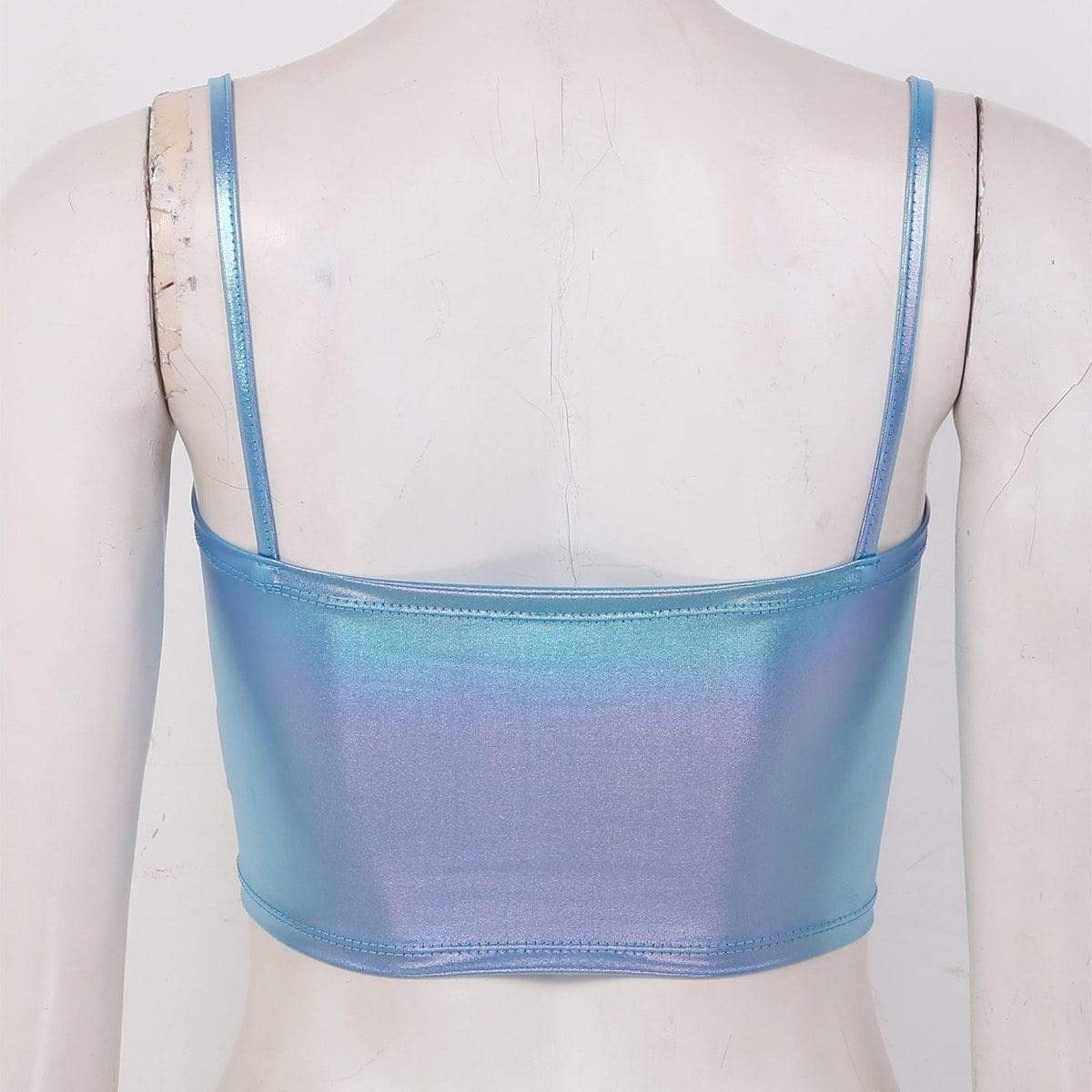 Holographic Metallic Camis Top – Kinky Cloth