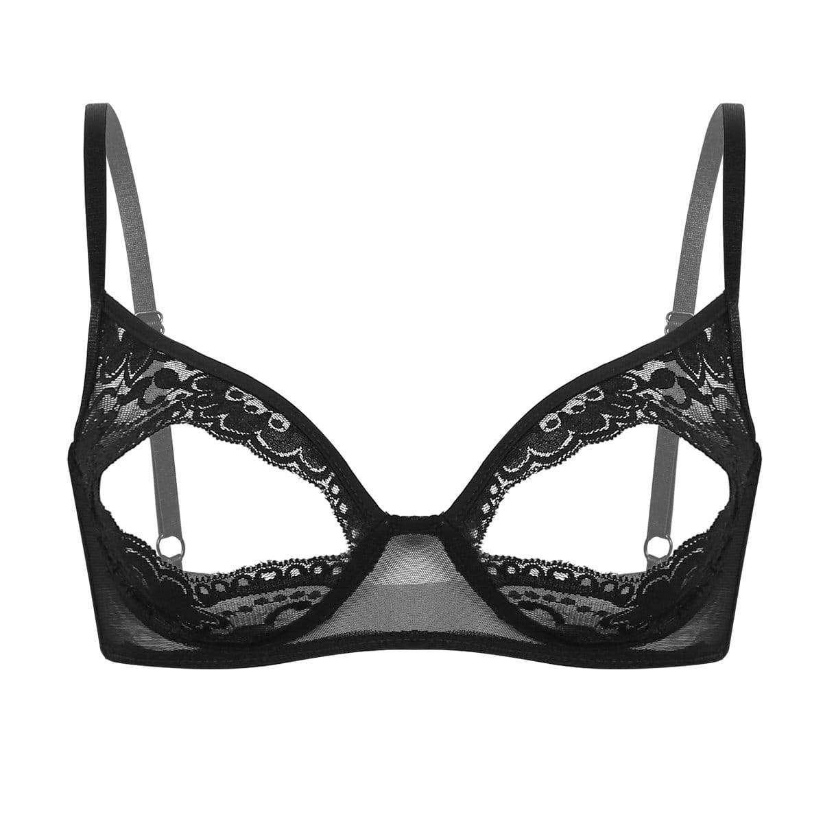 Open Nipple Lace Push Up Bra – Kinky Cloth