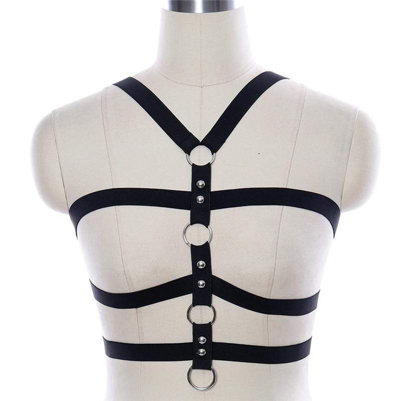 Quad Ring Harness – Kinky Cloth