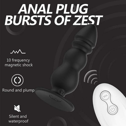 Light Up LED Butt Plug with Remote *PL-LED-2* — Touch of Fur