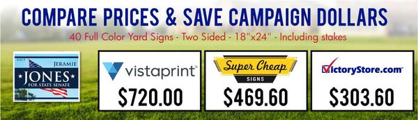Compare Yard Sign Prices and Save Money