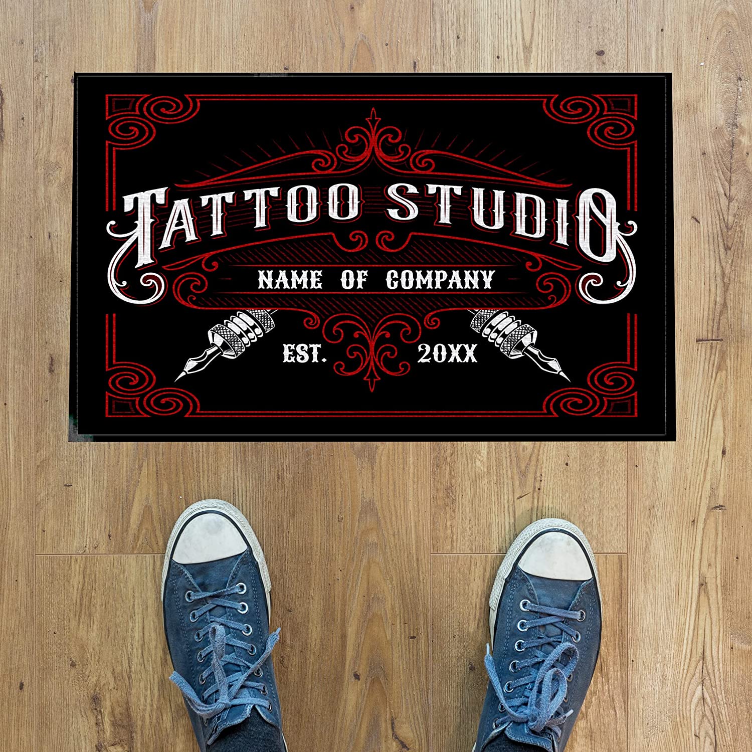 Custom Tattoo Studio Doormat | VictoryStore – 