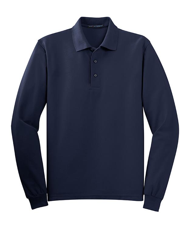 QCR Men's Silk Touch™ Long Sleeve Polo | VictoryStore – VictoryStore.com