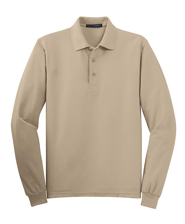 QCR Men's Silk Touch™ Long Sleeve Polo | VictoryStore – VictoryStore.com