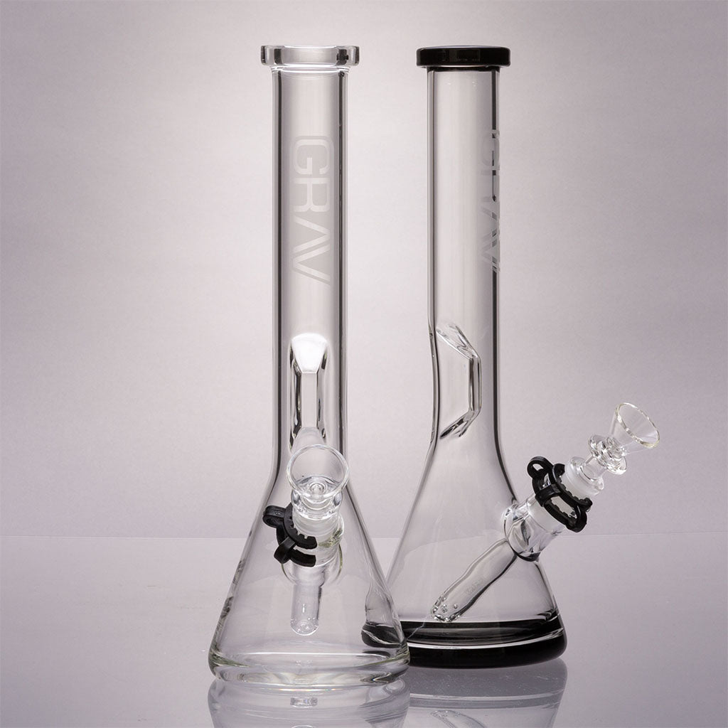 GRAV Small Beaker Bong w/Black Accents / $ 119.99 at 420 Science