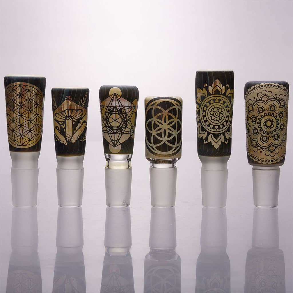 5 HONEYCOMB Ceramic PIPE SCREENS - SIZE: 3/8 (7-9mm2mm) tobacco