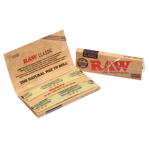 Raw Rolling Mat - Natural Bamboo Rolling Mat - Burn & Brew