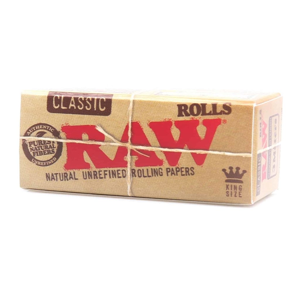  RAW Natural UNREFINED ORGANIC Rolling paper ROLLS 1 box - 24 x  5m papers : Health & Household