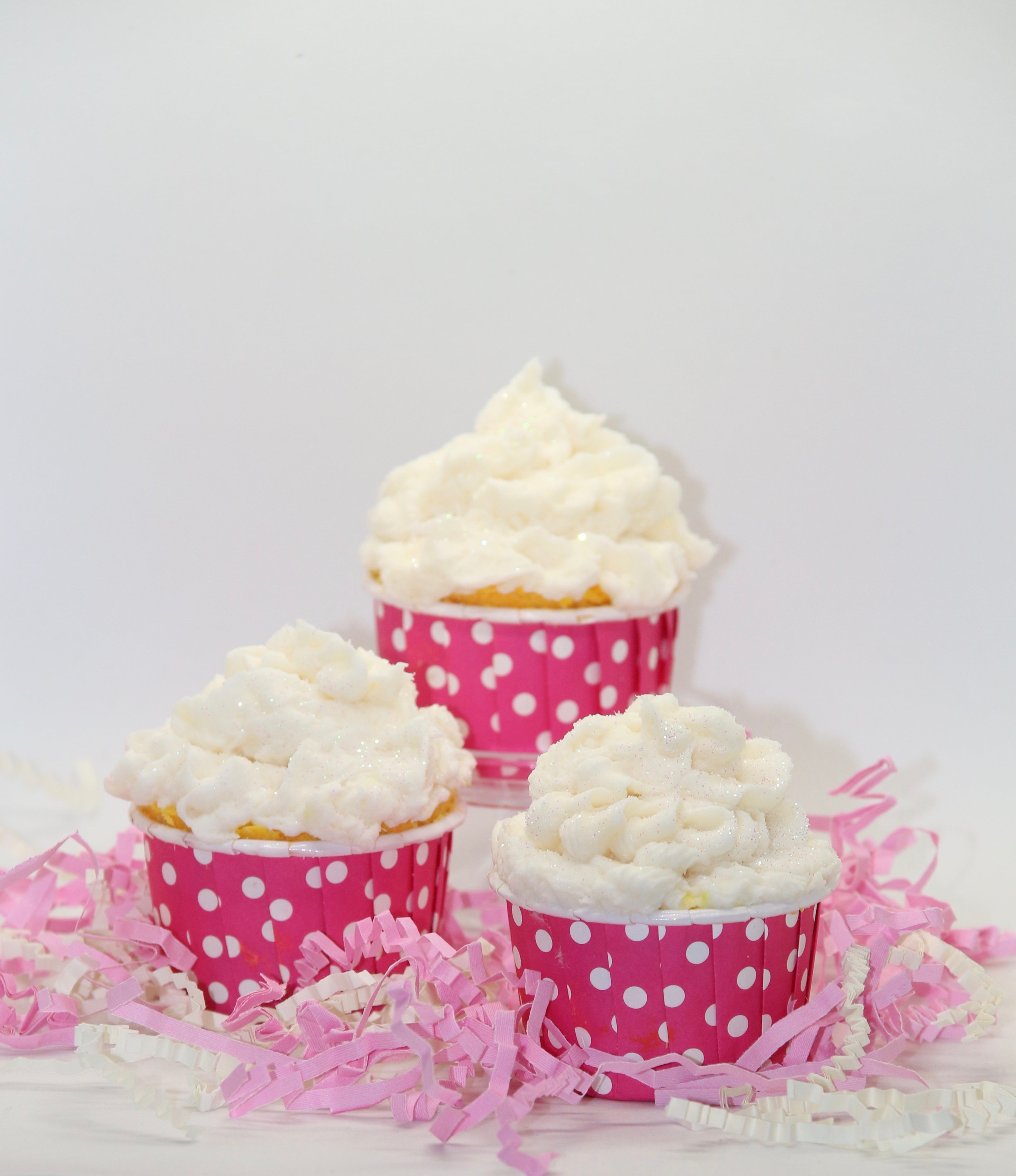 mini cupcake bath bombs